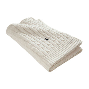 Plaid RL CABLE - OFF WHITE