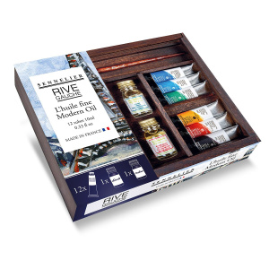 Coffret de peinture à l'huile Rive Gauche 12 x 10 ml Sennelier
